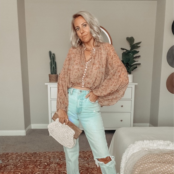 Boho style top size S - Picture 1 of 1